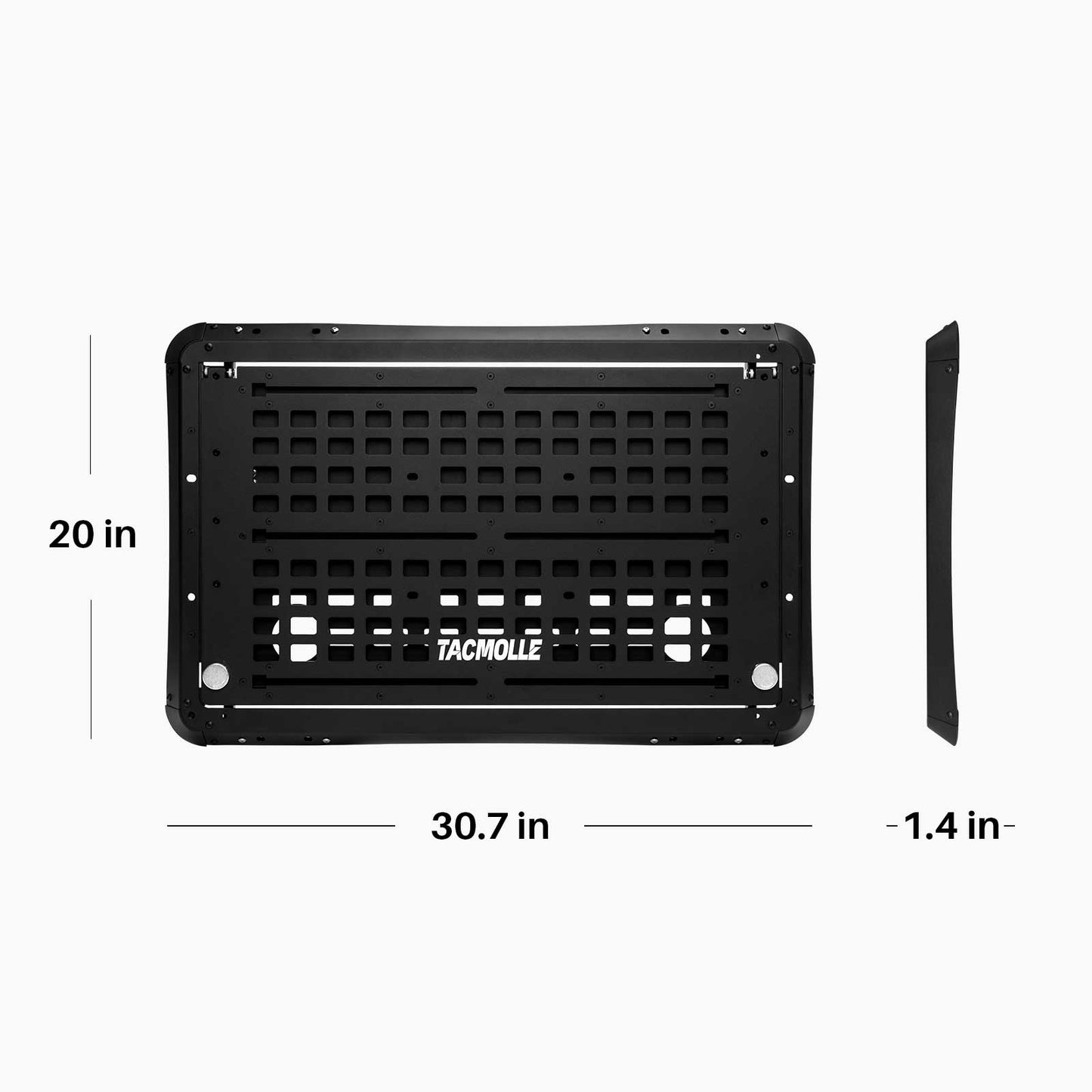 TACMOLLE Malantaŭa Flanka Fenestra Stokskatolo kun Kaŝita Tablo, Konvenas por Jeep Wrangler JL 2018-2024