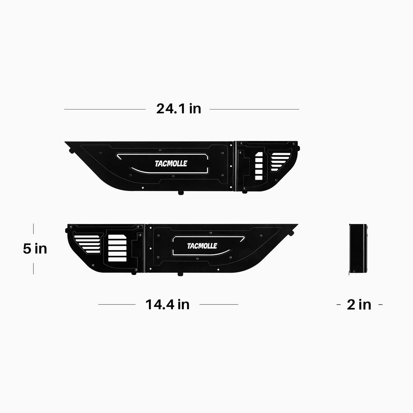 Front Door Pockets for Jeep Wrangler JL Gladiator JT 2018–2025, 1-Pair
