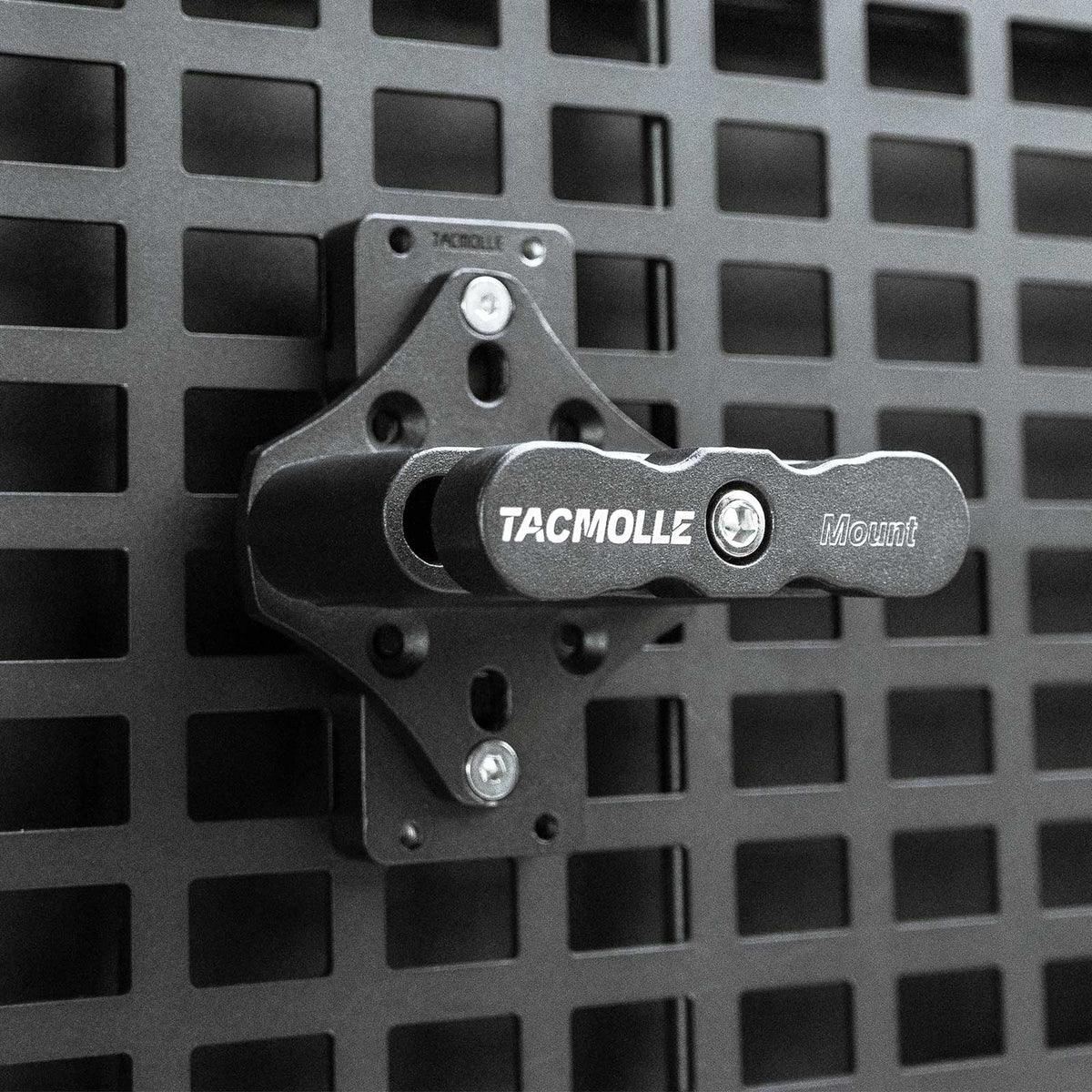 TACMOLLE Quick-Release Fire Extinguisher Mount – Fits 3"–4" Diameter, Adjustable Clamps For MOLLE Panels (Vehicle & Tactical Gear)