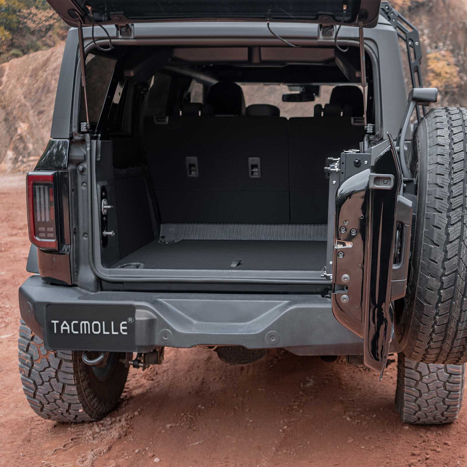 broncos tackle box TACMOLLE Tailgate Storage Box for Ford Bronco 2021-2024
