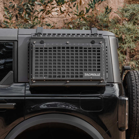 Rear Side Window Storage Box with Concealed Table for Ford Bronco 2021-2024