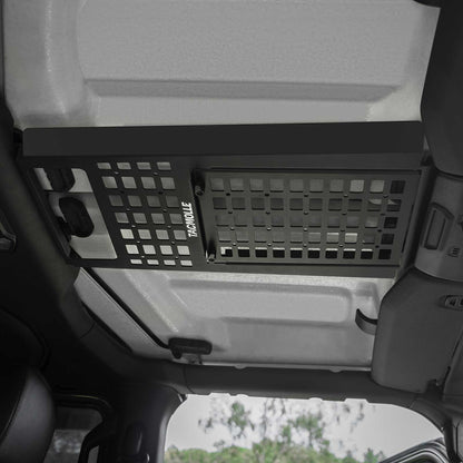 TACMOLLE Malantaŭa Flanka Fenestra Stokskatolo kun Kaŝita Tablo, Konvenas por Jeep Wrangler JL 2018-2024
