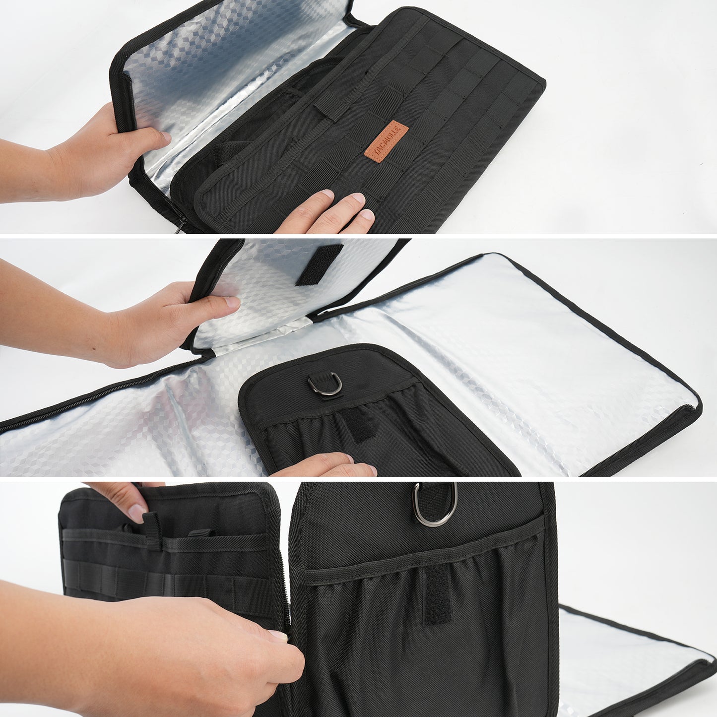 Car Seat Back Organizer, 2 in 1 Carry Bag with Shoulder Strap