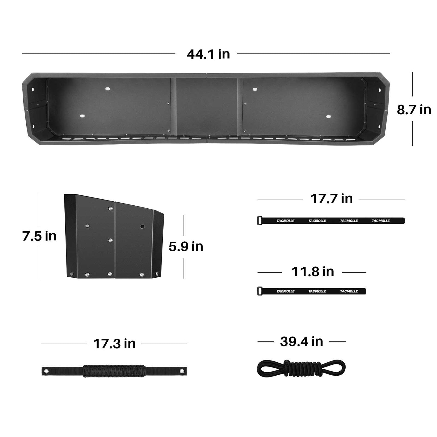 Under Seat Storage for Jeep Gladiator