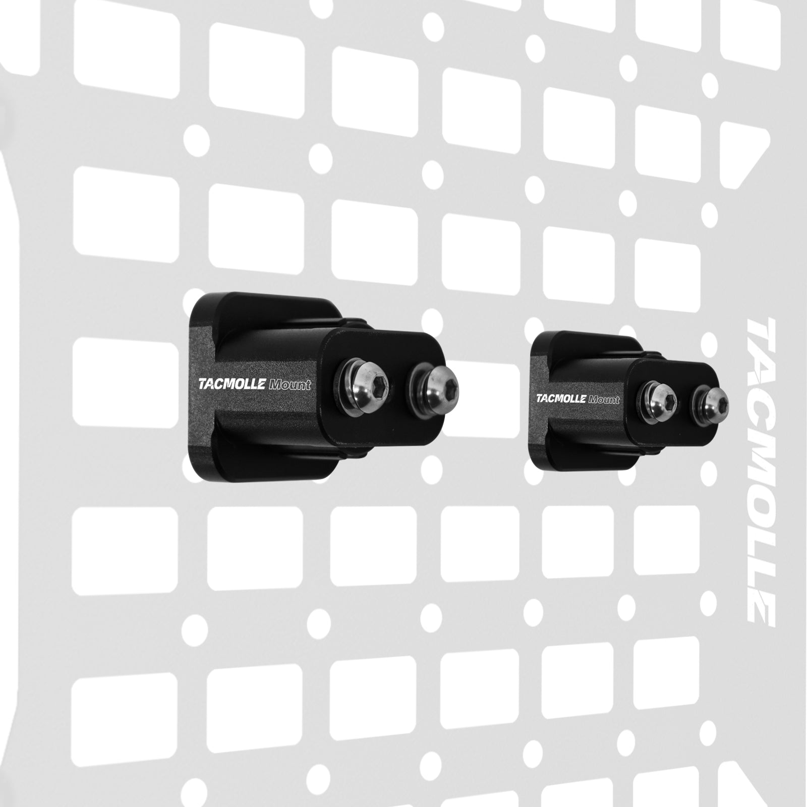 TACMOLLE Mounting Bracket Base for MOLLE Panel, 2-Pack