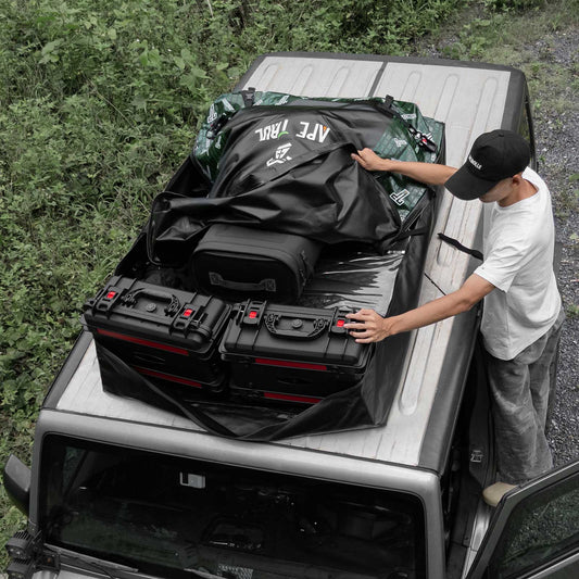 TACMOLLE 휴대용 전술 강성 MOLLE 패널, 차량용 등받이 정리함