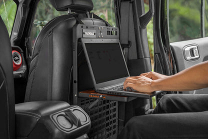 Tactical Seat Back Organizer with Tray & Steering Wheel Tray for Vehicle