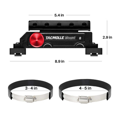 Quick Release Fire Extinguisher Mount for Tactical MOLLE Panel