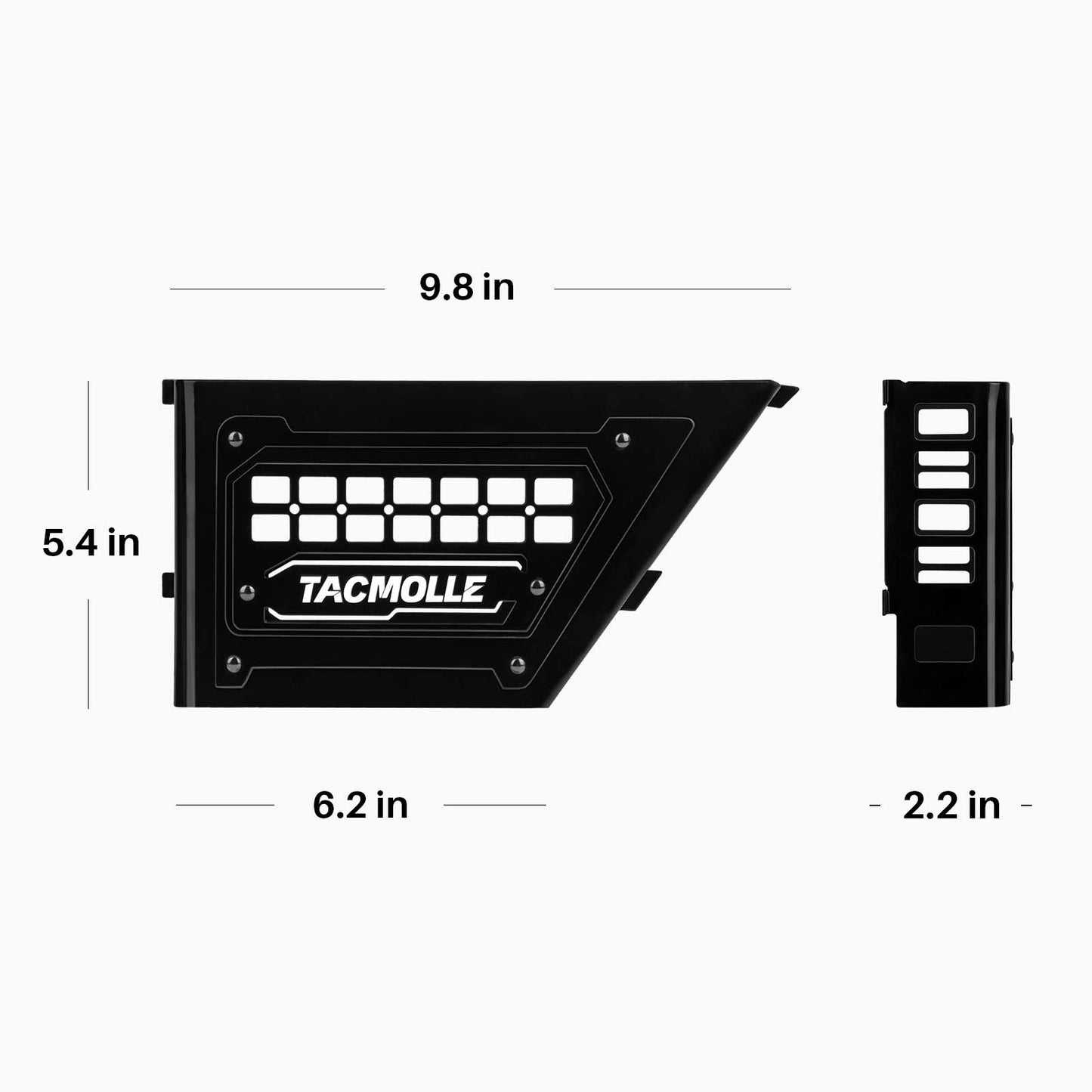 Front Door Pockets for Jeep Wrangler JK 2007–2018, 1-Pair