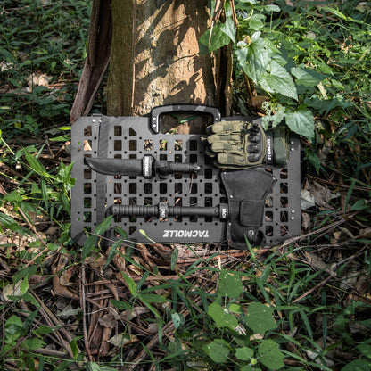 Portable Tactical Rigid MOLLE Panel, Seat Back Organizer for Vehicle