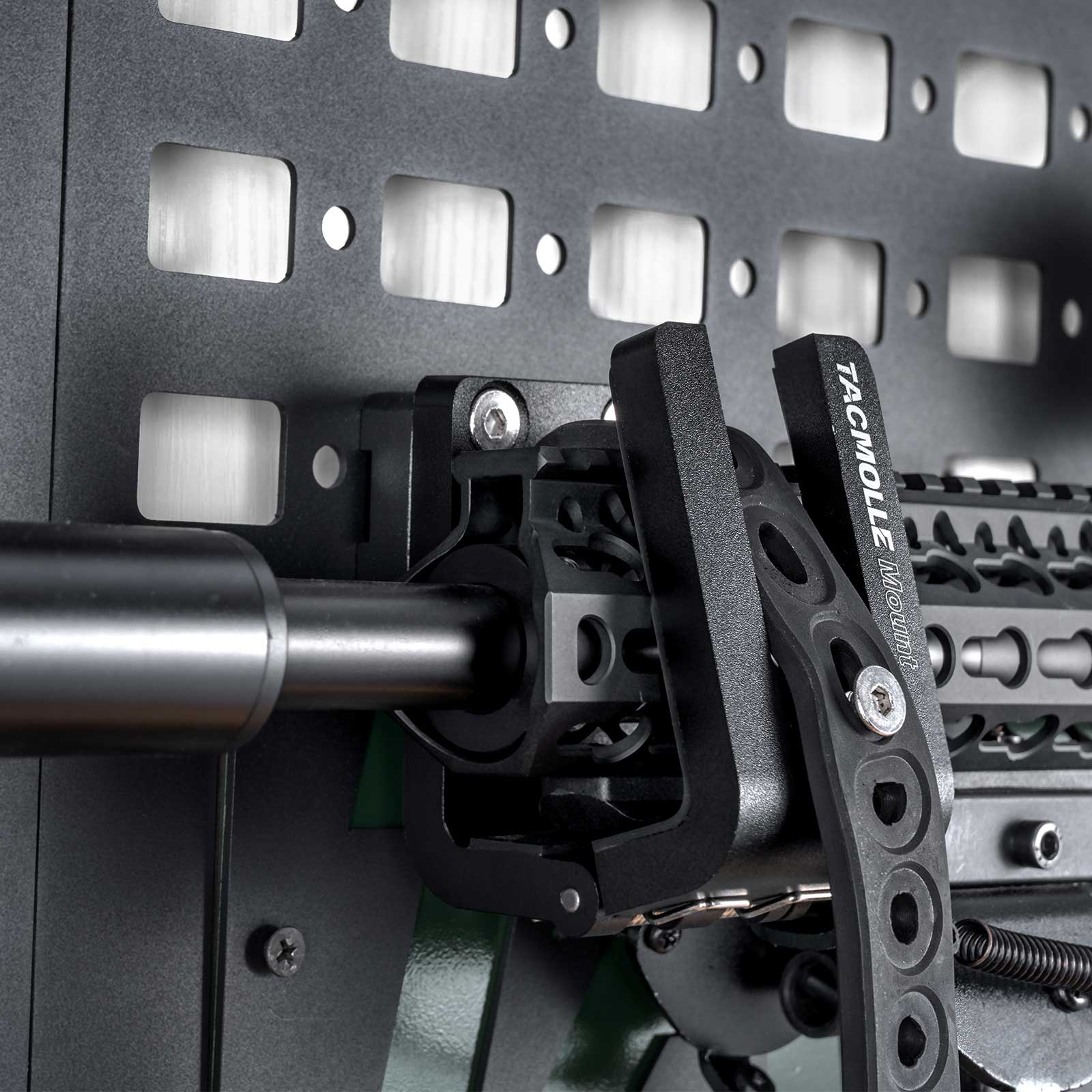 Mounting bracket base for gun rack