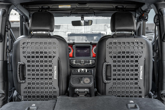 TACMOLLE Portable Tactical Rigid MOLLE Panel, Seat Back Organizer for Vehicles - TACMOLLE