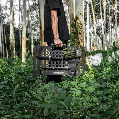 Portable Tactical Rigid MOLLE Panel, Seat Back Organizer for Vehicle