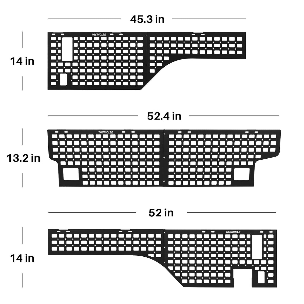 Truck Bed MOLLE Panel for Jeep Gladiator