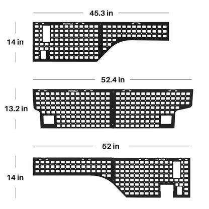 Truck Bed MOLLE Panel for Jeep Gladiator